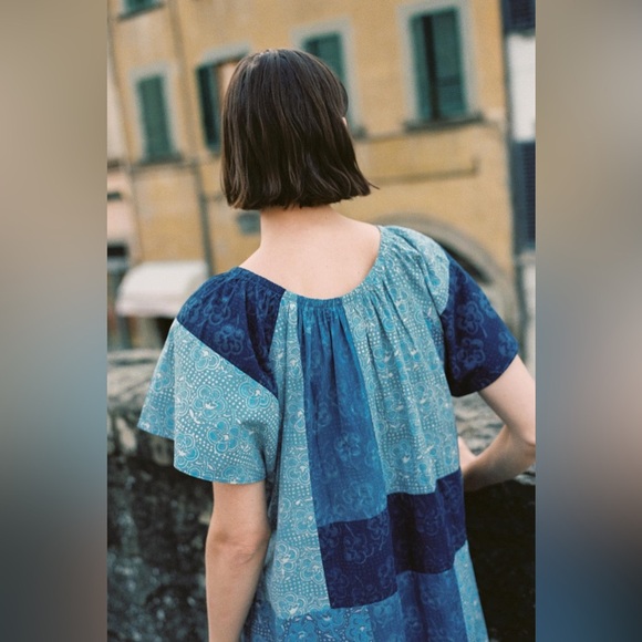 NWT Christy Dawn The Ambre Dress - Indigo Blues - Size Medium - Organic Cotton - Picture 5 of 16